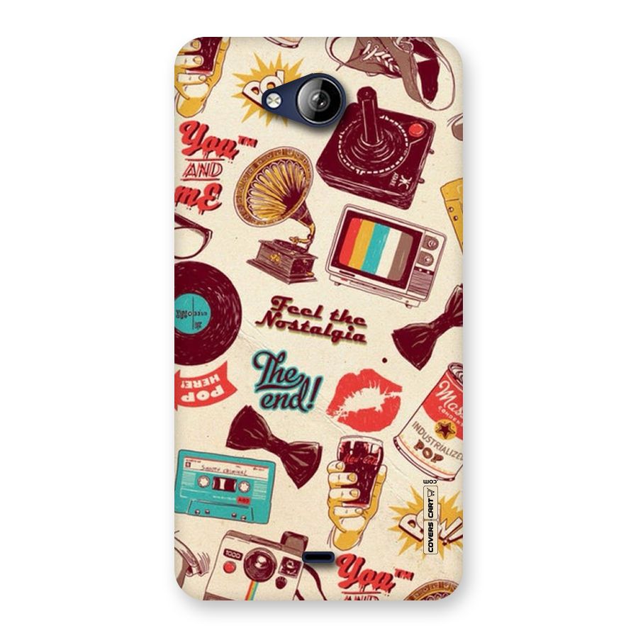 Feel The Nostalgia Back Case for Canvas Play Q355