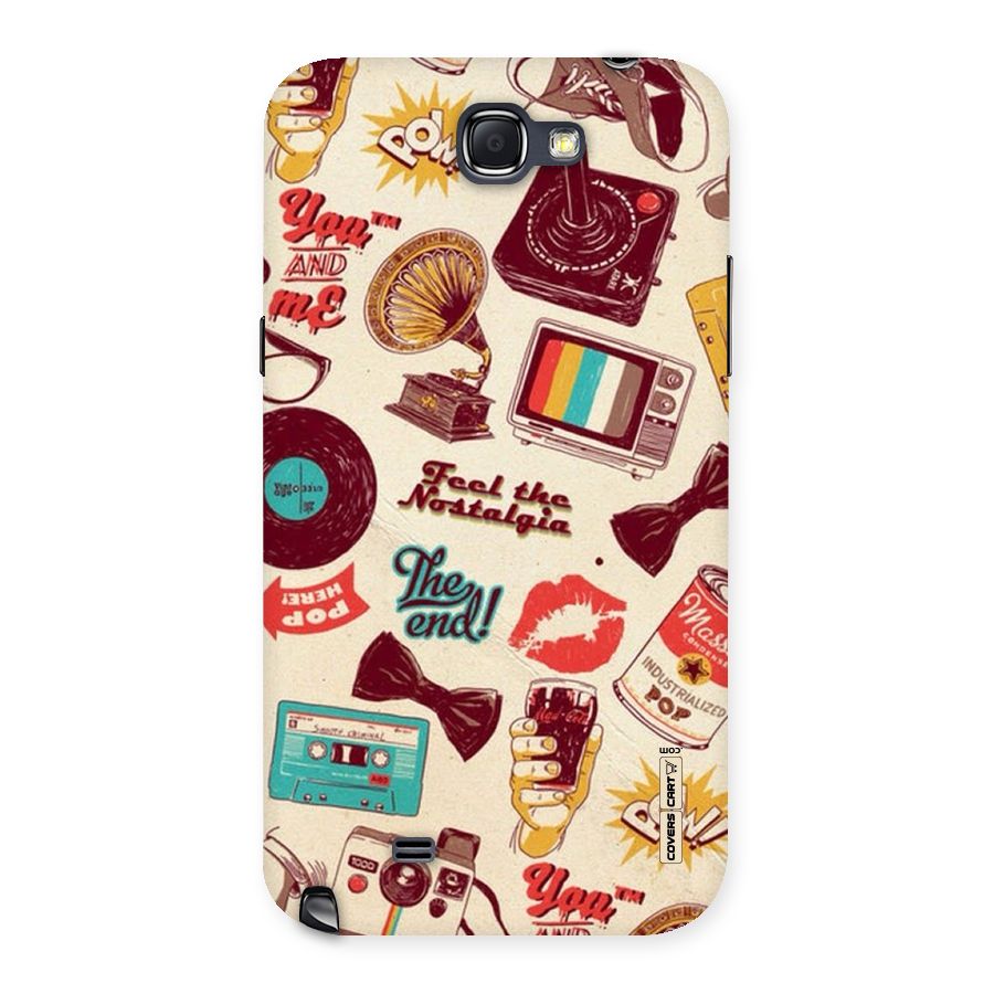 Feel The Nostalgia Back Case for Galaxy Note 2