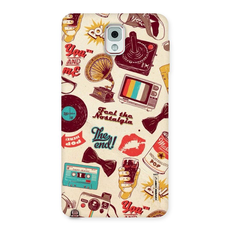 Feel The Nostalgia Back Case for Galaxy Note 3