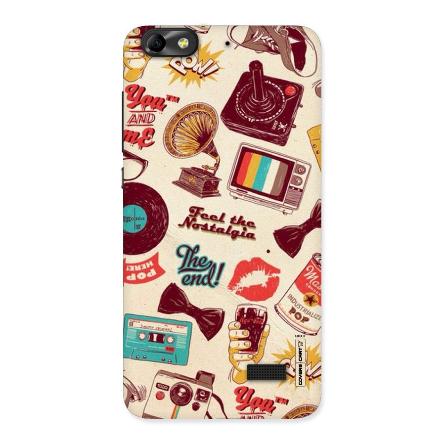 Feel The Nostalgia Back Case for Honor 4C