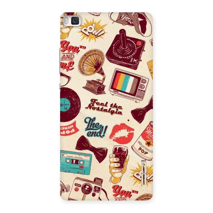 Feel The Nostalgia Back Case for Huawei P8