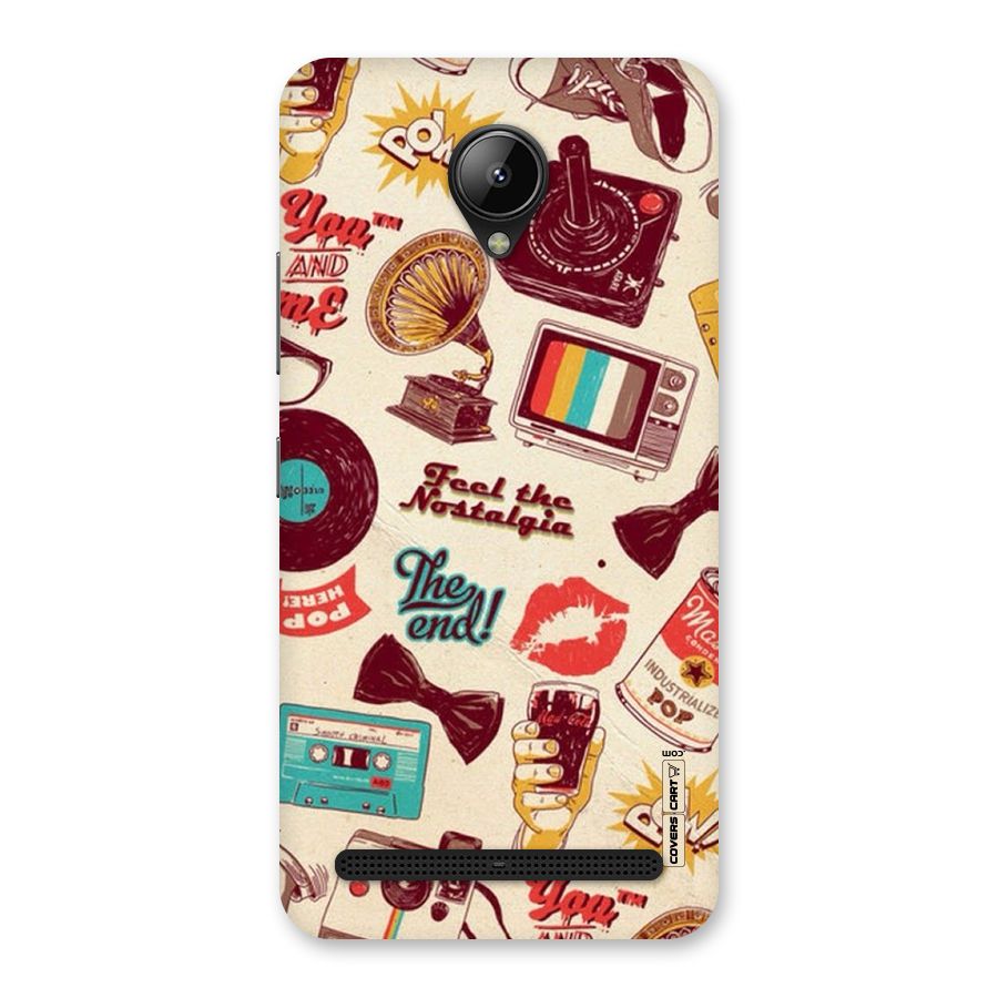 Feel The Nostalgia Back Case for Lenovo C2
