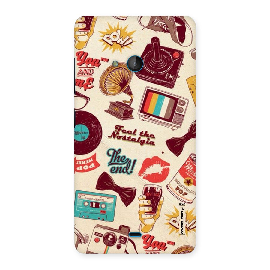 Feel The Nostalgia Back Case for Lumia 540