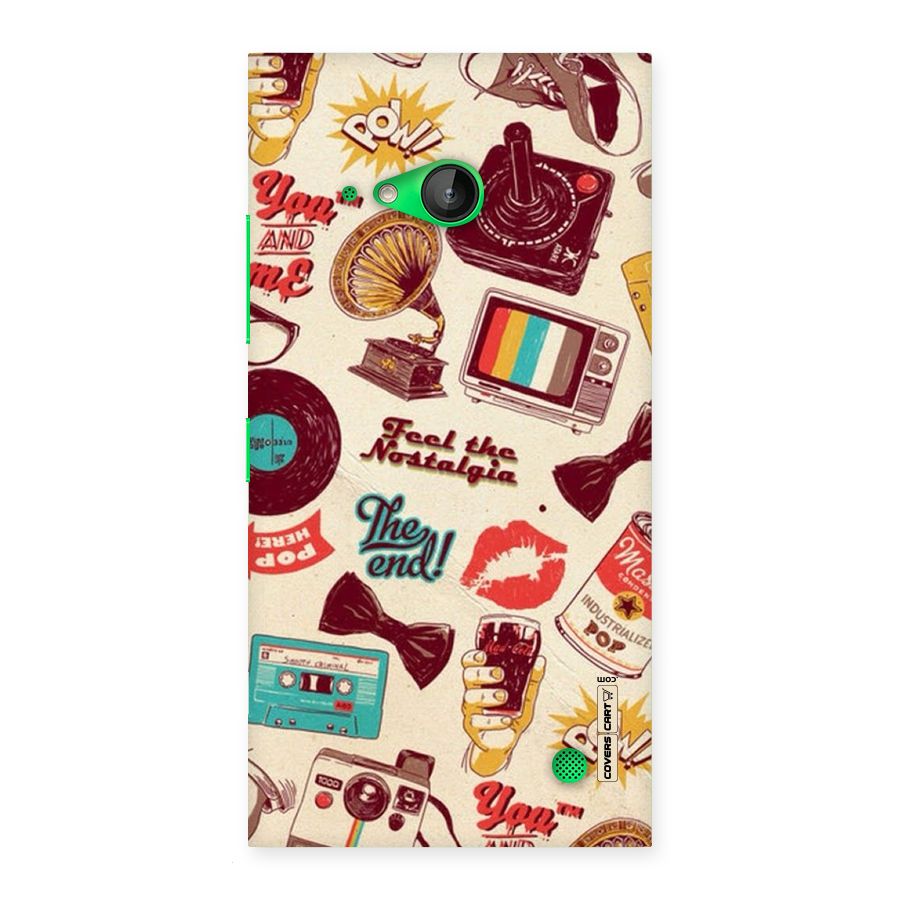 Feel The Nostalgia Back Case for Lumia 730