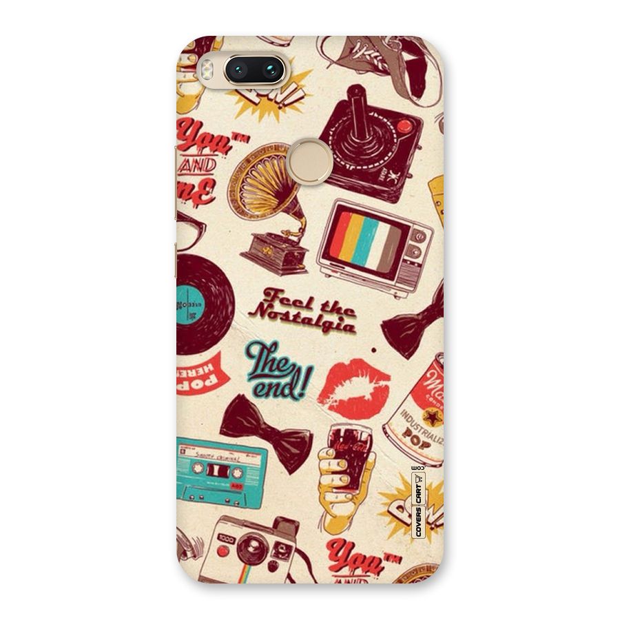 Feel The Nostalgia Back Case for Mi A1