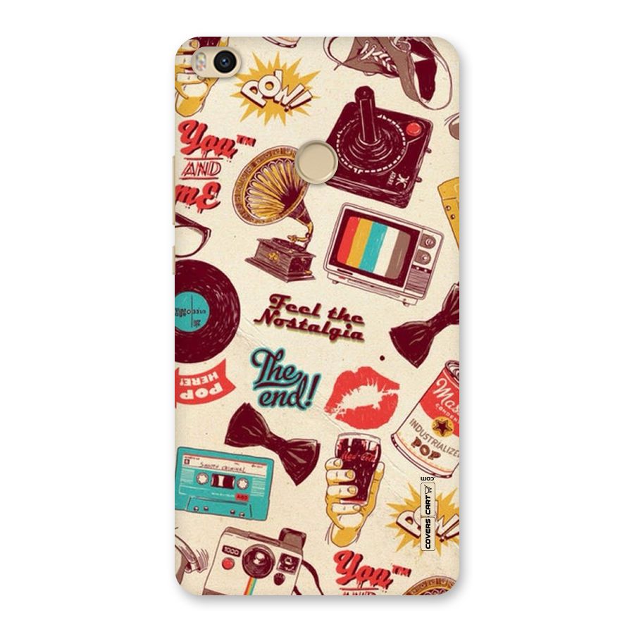 Feel The Nostalgia Back Case for Mi Max 2