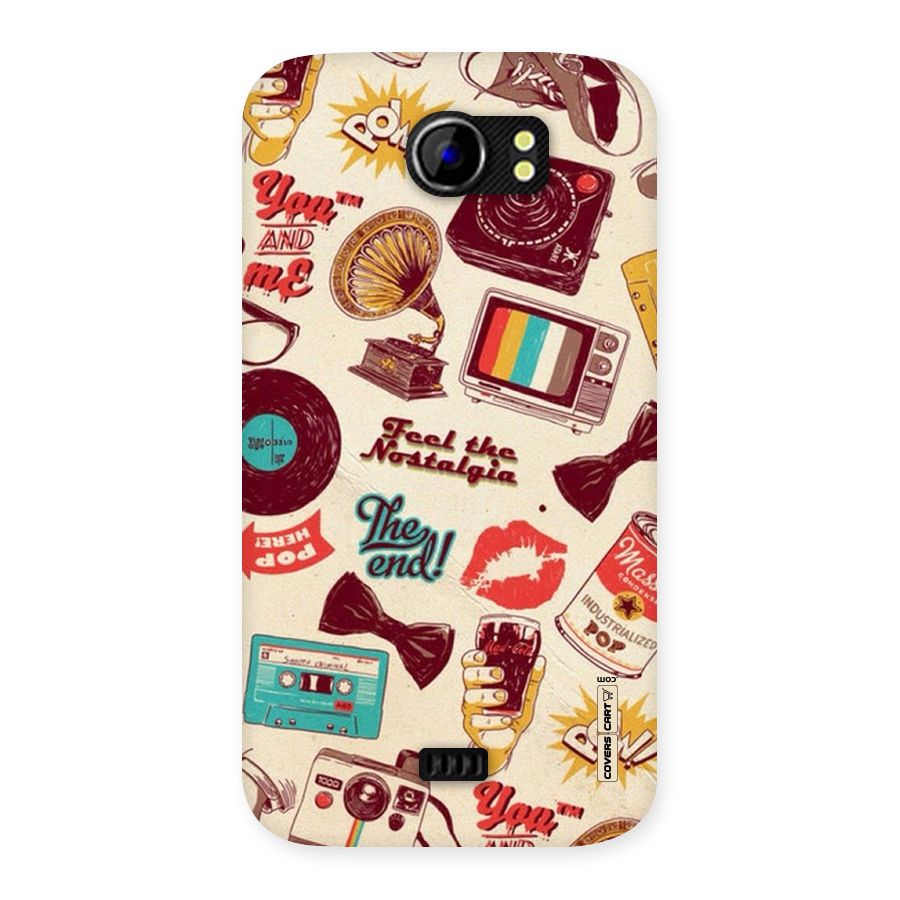 Feel The Nostalgia Back Case for Micromax Canvas 2 A110