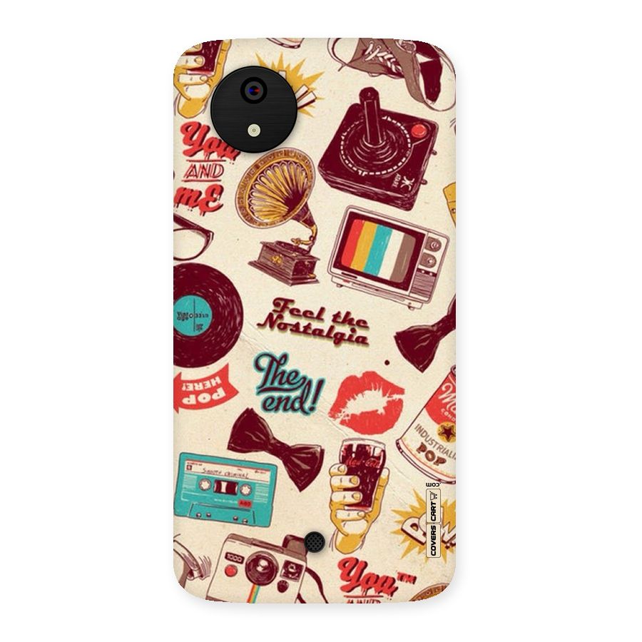 Feel The Nostalgia Back Case for Micromax Canvas A1