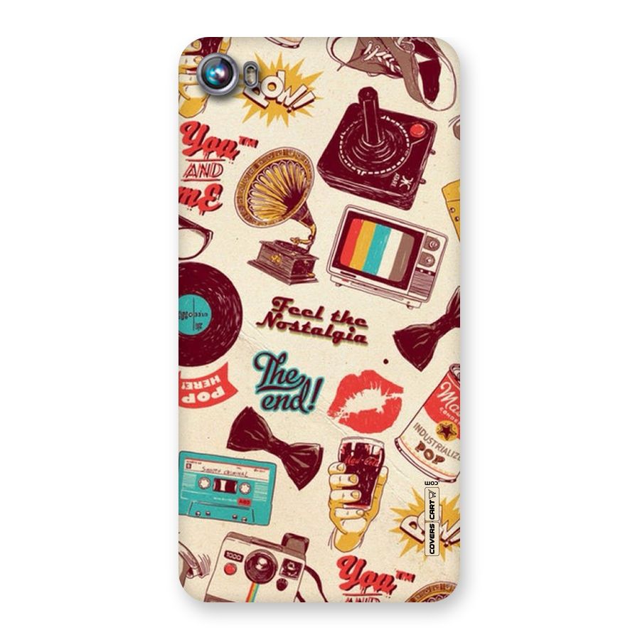 Feel The Nostalgia Back Case for Micromax Canvas Fire 4 A107