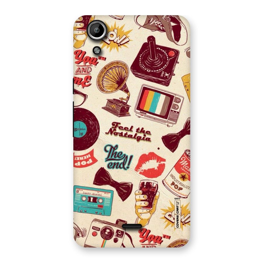 Feel The Nostalgia Back Case for Micromax Canvas Selfie Lens Q345