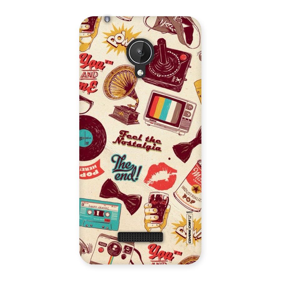 Feel The Nostalgia Back Case for Micromax Canvas Spark Q380