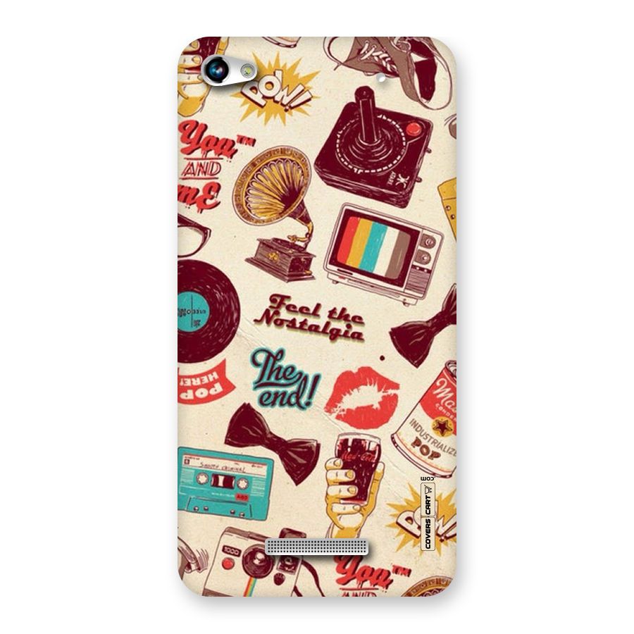Feel The Nostalgia Back Case for Micromax Hue 2