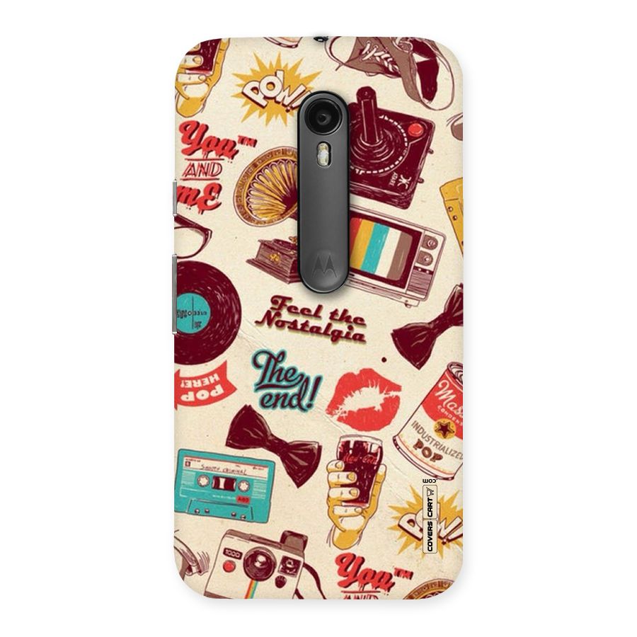 Feel The Nostalgia Back Case for Moto G3