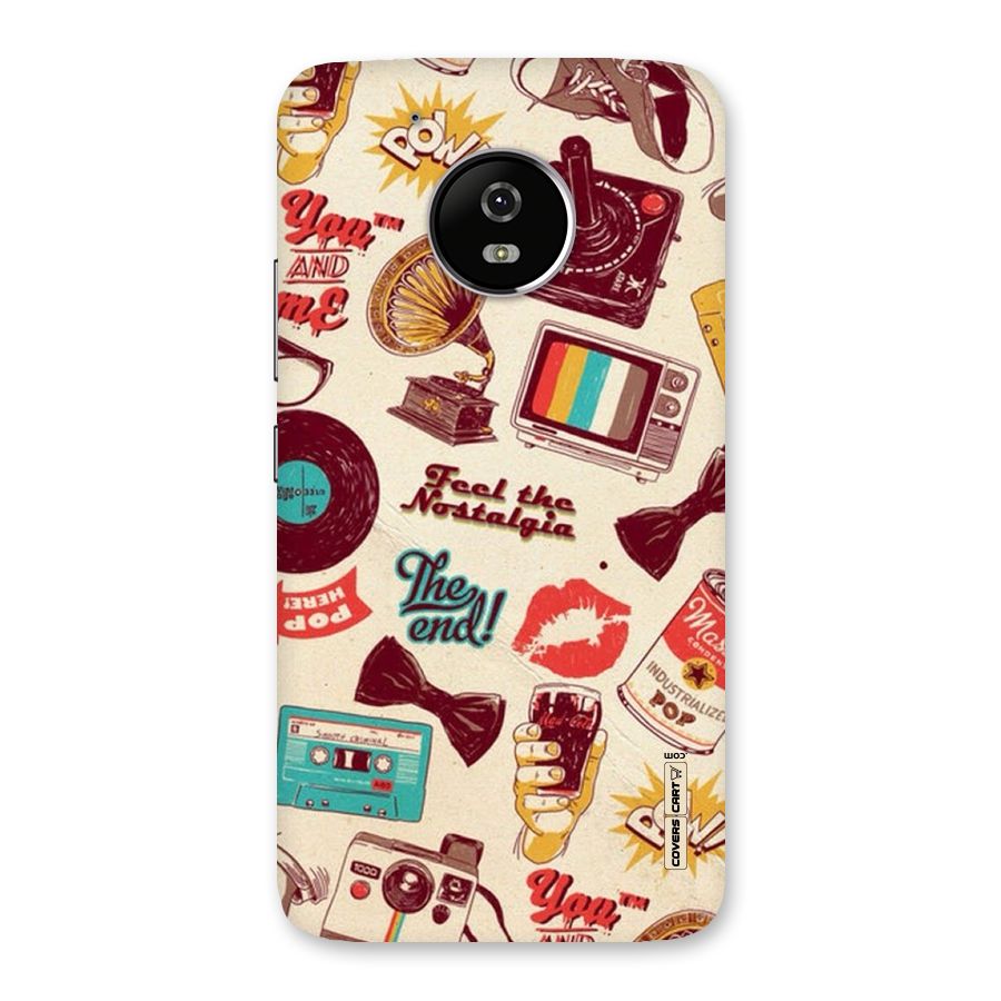 Feel The Nostalgia Back Case for Moto G5