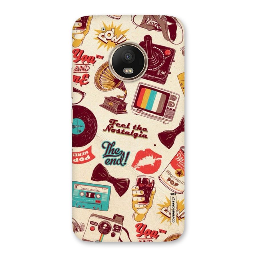 Feel The Nostalgia Back Case for Moto G5 Plus