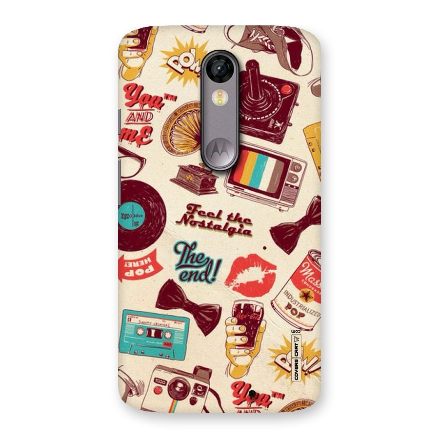 Feel The Nostalgia Back Case for Moto X Force