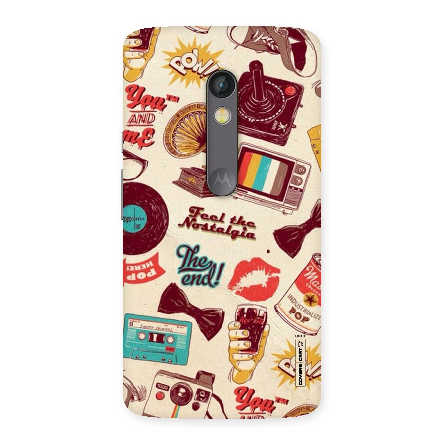 Feel The Nostalgia Back Case for Moto X Play