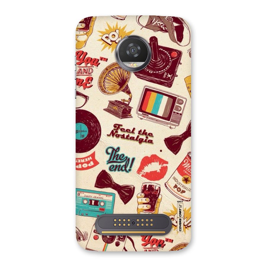 Feel The Nostalgia Back Case for Moto Z2 Play