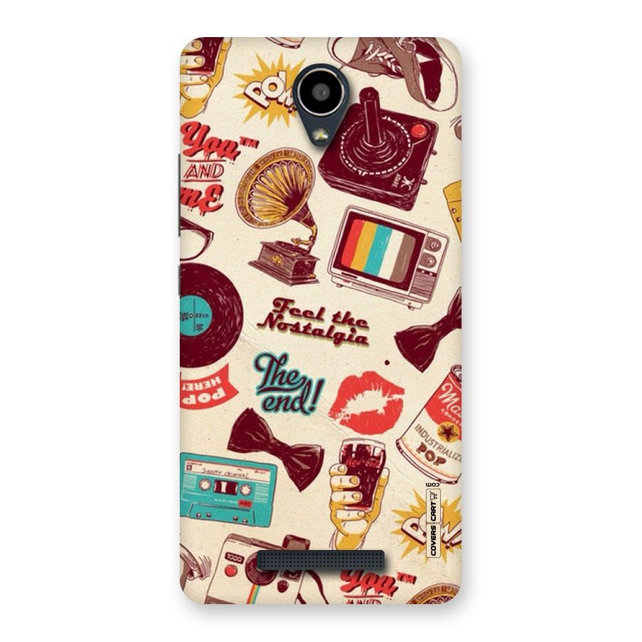 Feel The Nostalgia Back Case for Redmi Note 2
