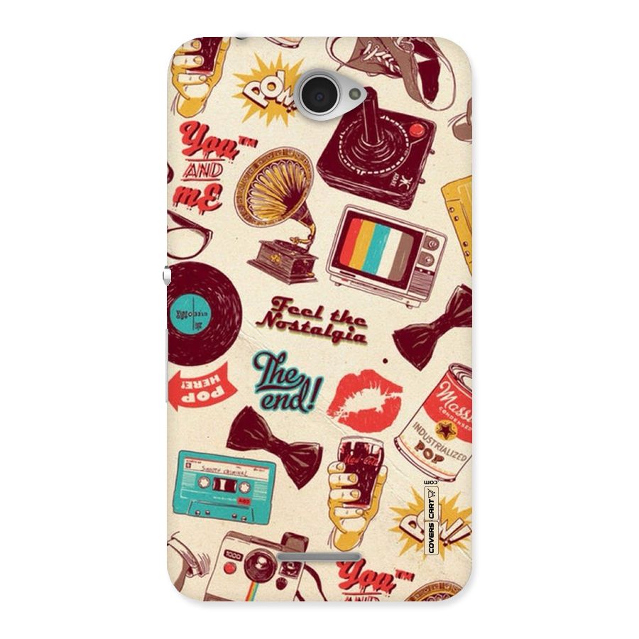 Feel The Nostalgia Back Case for Sony Xperia E4