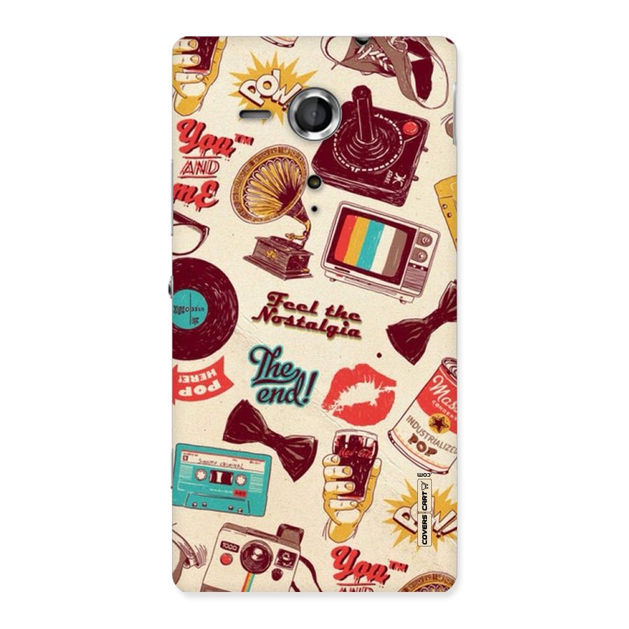 Feel The Nostalgia Back Case for Sony Xperia SP