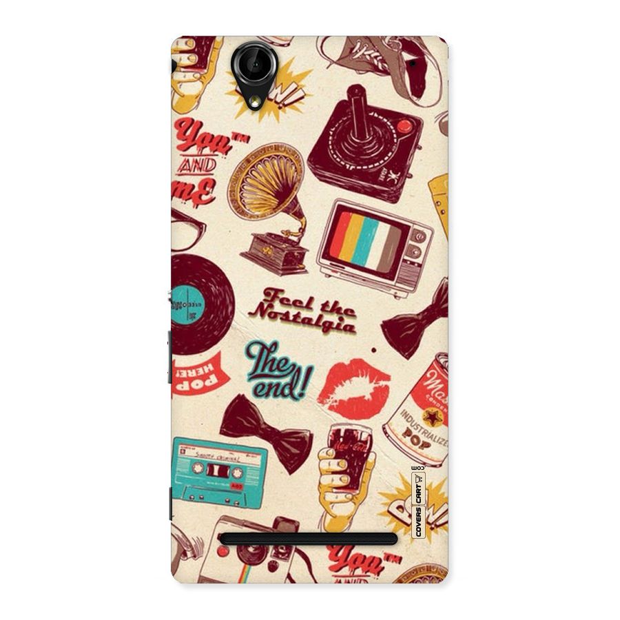 Feel The Nostalgia Back Case for Sony Xperia T2