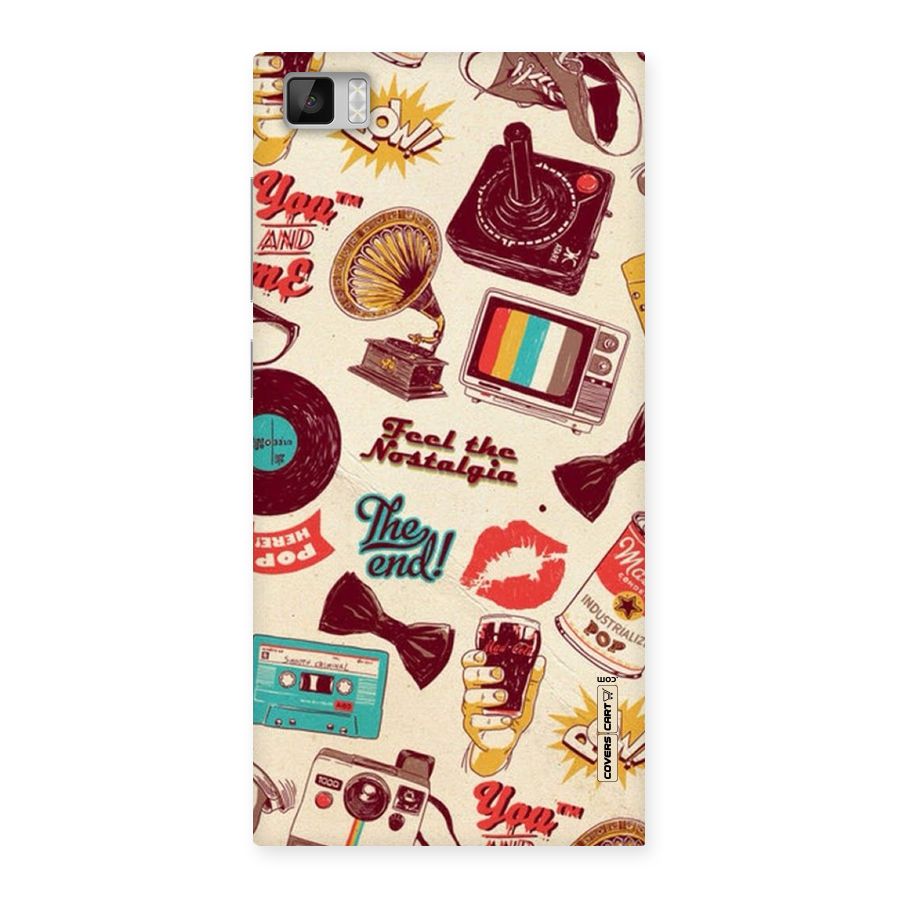 Feel The Nostalgia Back Case for Xiaomi Mi3