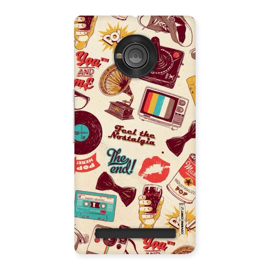 Feel The Nostalgia Back Case for Yu Yunique