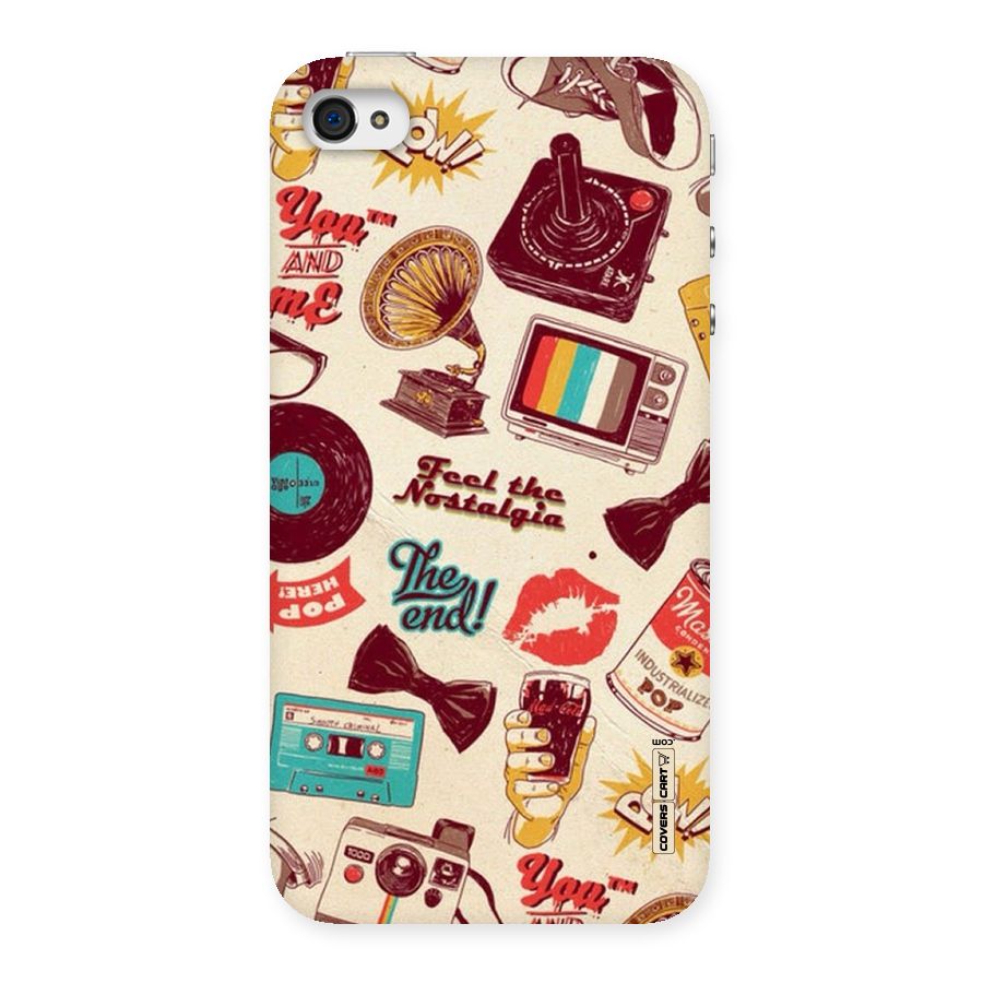 Feel The Nostalgia Back Case for iPhone 4 4s