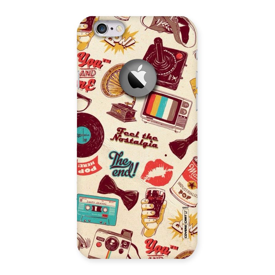 Feel The Nostalgia Back Case for iPhone 6 Logo Cut