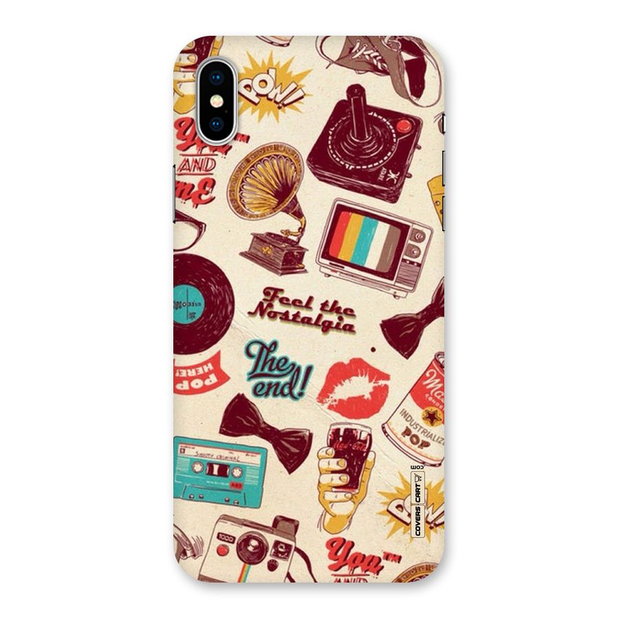 Feel The Nostalgia Back Case for iPhone X