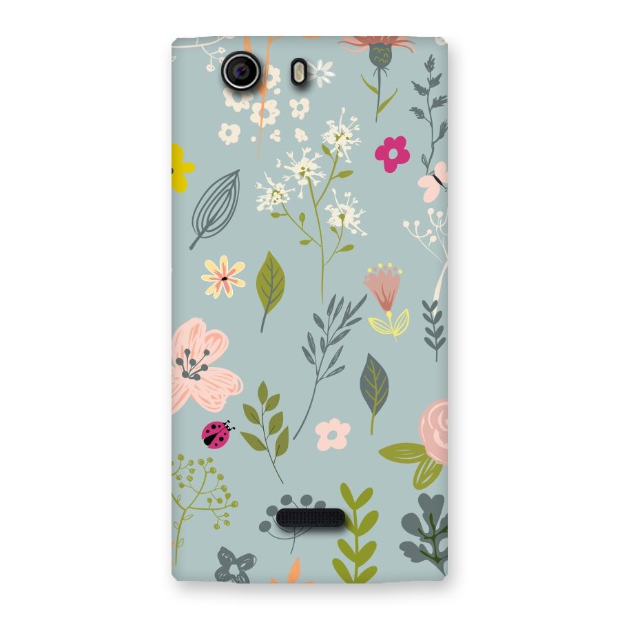 Flawless Flowers Back Case for Canvas Nitro 2 E311
