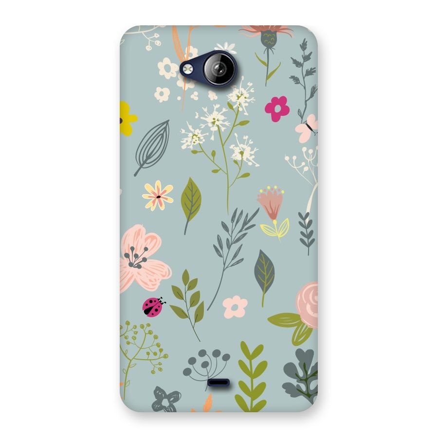 Flawless Flowers Back Case for Canvas Play Q355