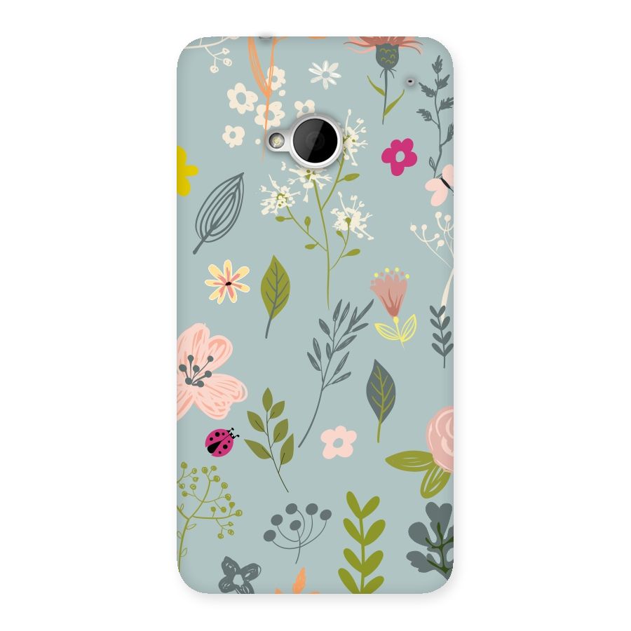 Flawless Flowers Back Case for HTC One M7