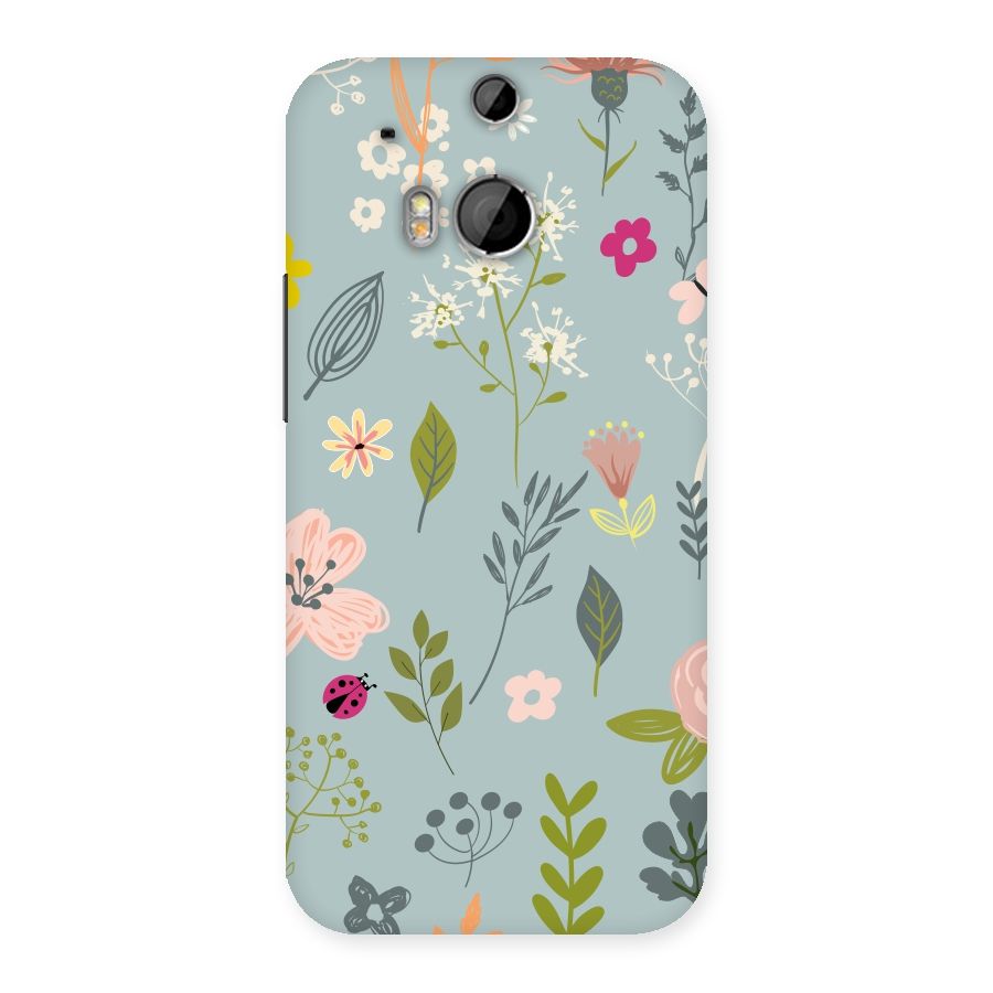 Flawless Flowers Back Case for HTC One M8