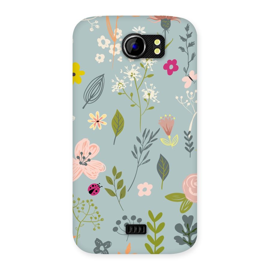 Flawless Flowers Back Case for Micromax Canvas 2 A110