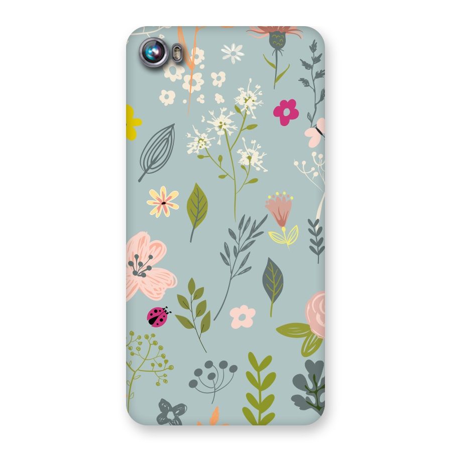 Flawless Flowers Back Case for Micromax Canvas Fire 4 A107