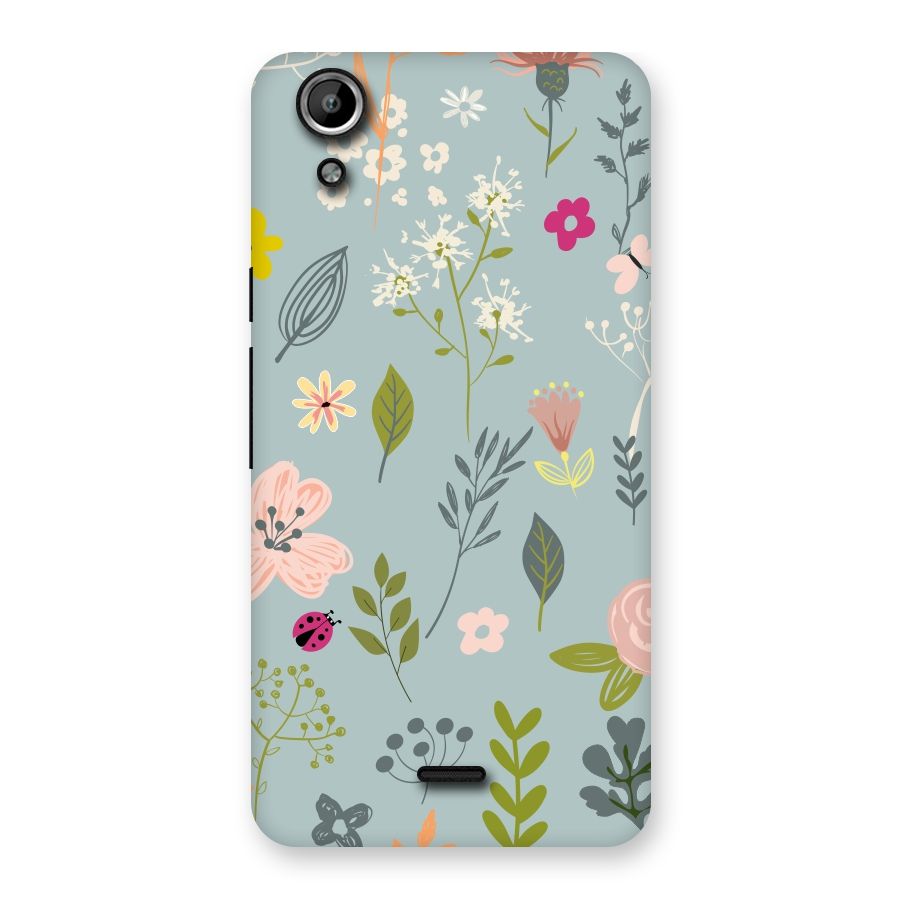 Flawless Flowers Back Case for Micromax Canvas Selfie Lens Q345