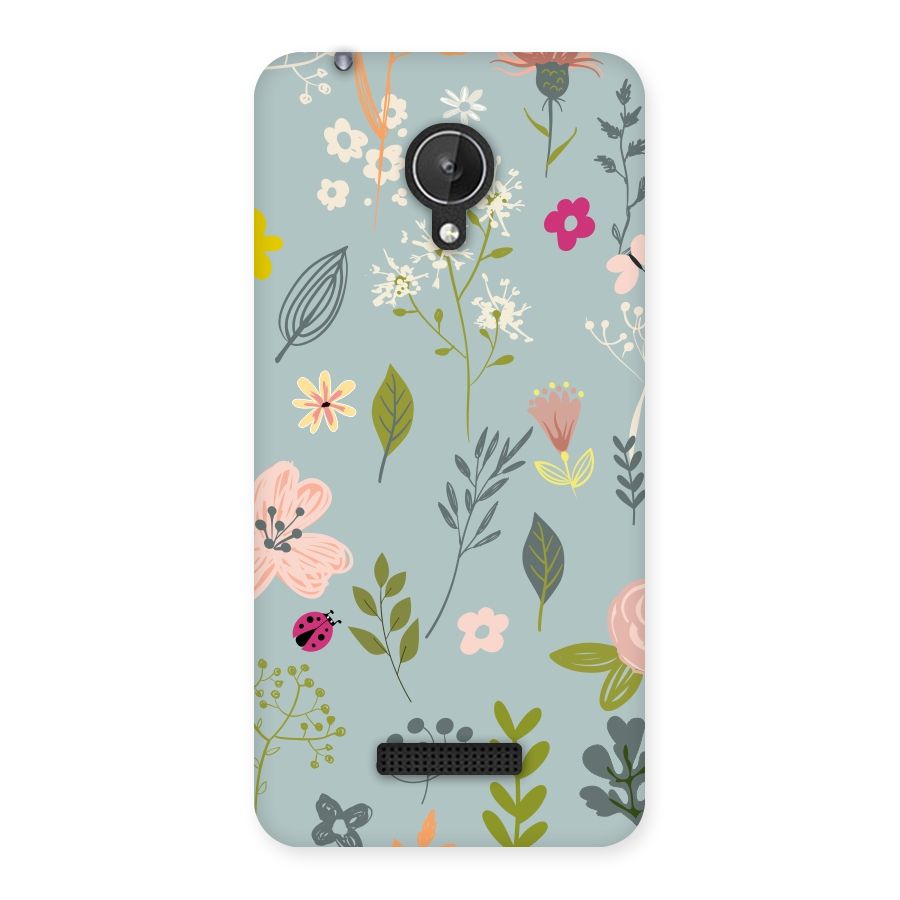 Flawless Flowers Back Case for Micromax Canvas Spark Q380