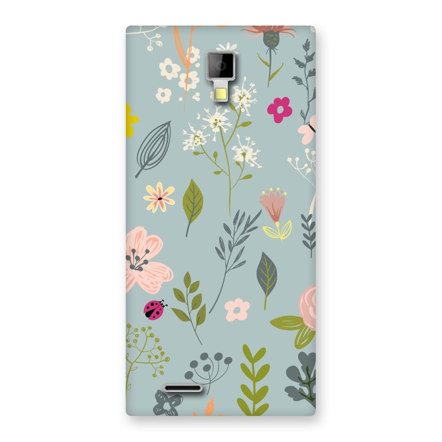 Flawless Flowers Back Case for Micromax Canvas Xpress A99