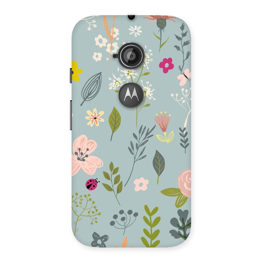 Flawless Flowers Back Case for Moto E 2nd Gen