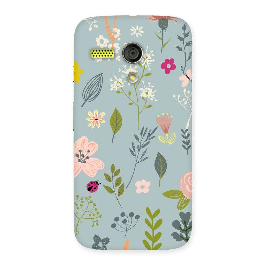 Flawless Flowers Back Case for Moto G