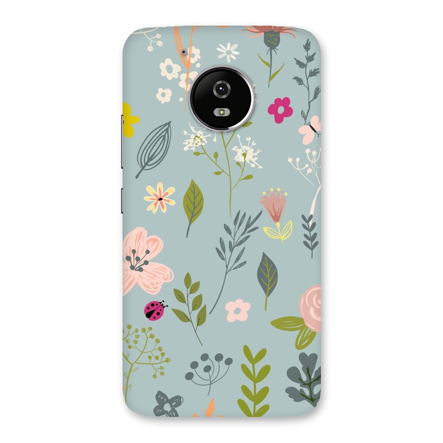 Flawless Flowers Back Case for Moto G5