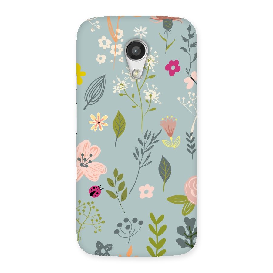 Flawless Flowers Back Case for Moto G 2nd Gen