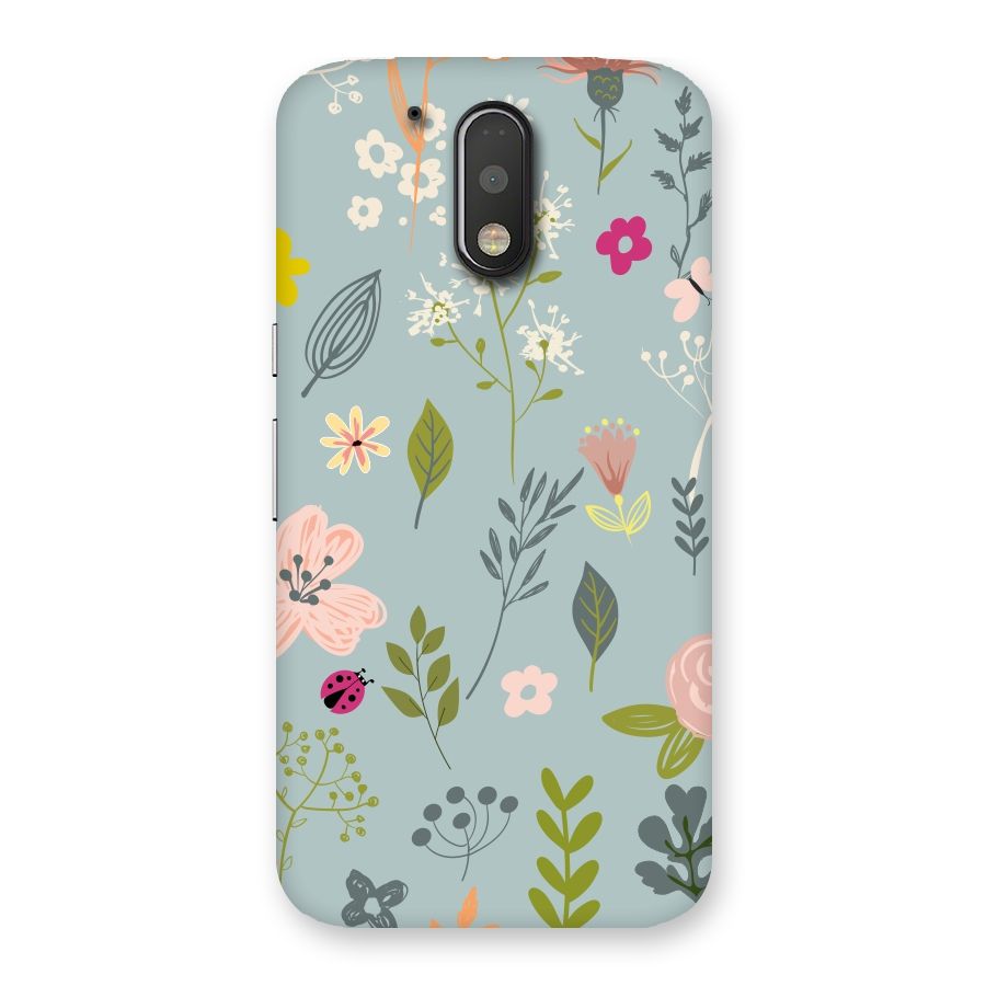 Flawless Flowers Back Case for Motorola Moto G4