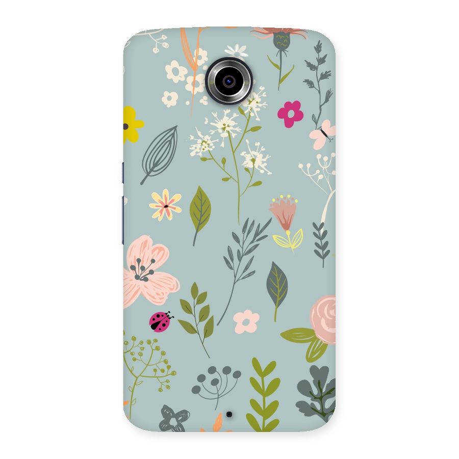Flawless Flowers Back Case for Nexsus 6