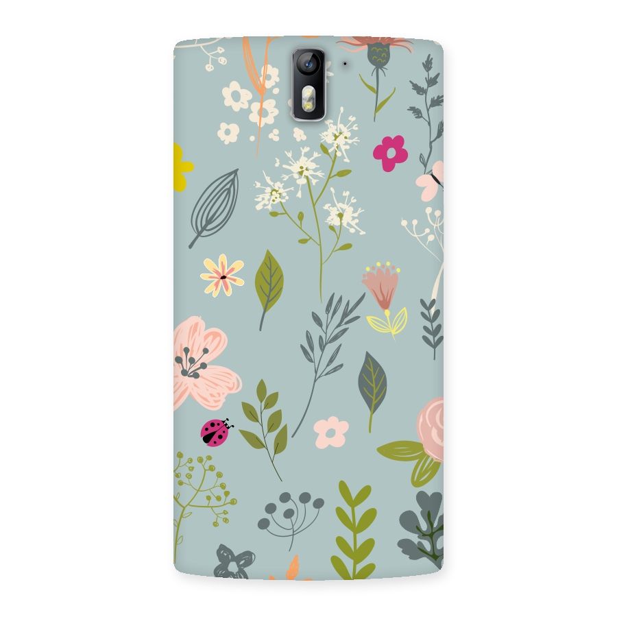 Flawless Flowers Back Case for One Plus One