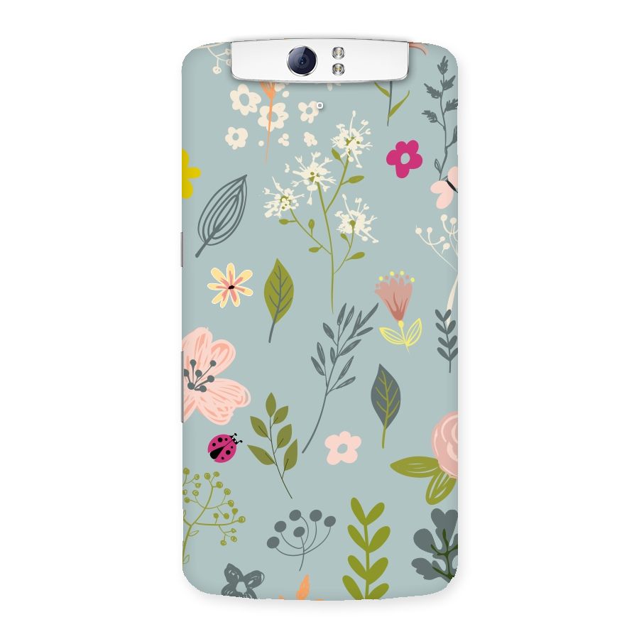 Flawless Flowers Back Case for Oppo N1
