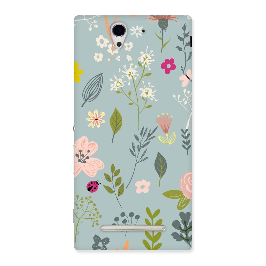 Flawless Flowers Back Case for Sony Xperia C3