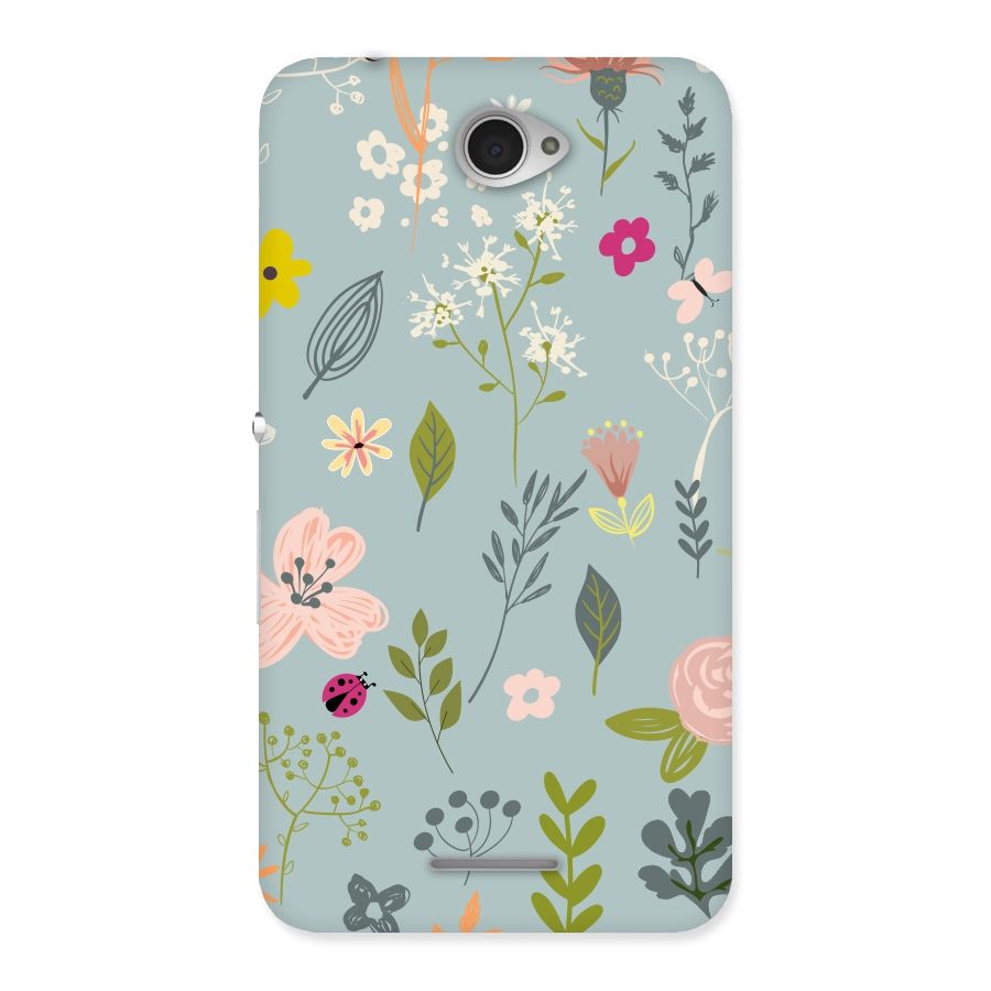 Flawless Flowers Back Case for Sony Xperia E4